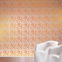 VedoNonVedo Bollicine decorative element for furnishing and dividing rooms - transparent orange 2